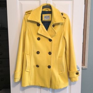 Vintage dELiA*s Yellow Pea Coat